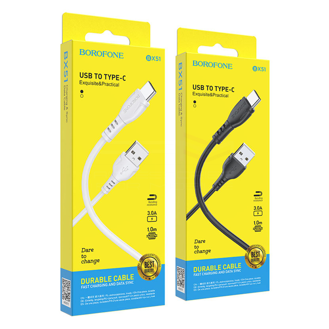 Кабель Borofone BX51 Type-C